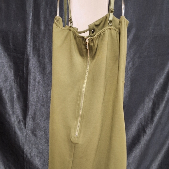 Privy Green Sleeveless Sheath Dress Sweetheart Neckline - Picture 8 of 9